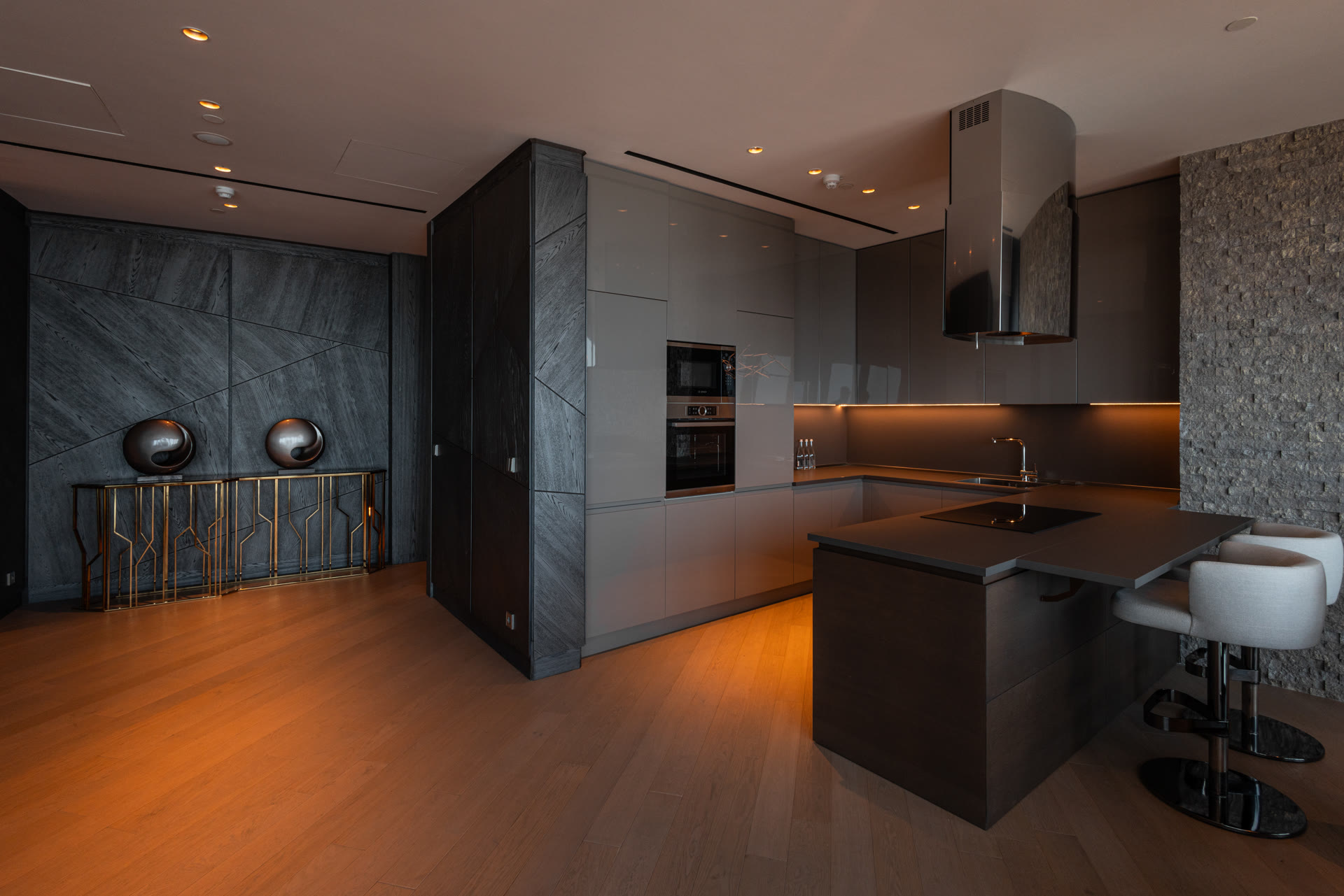 Flame Towers luxury residence interior photo 1