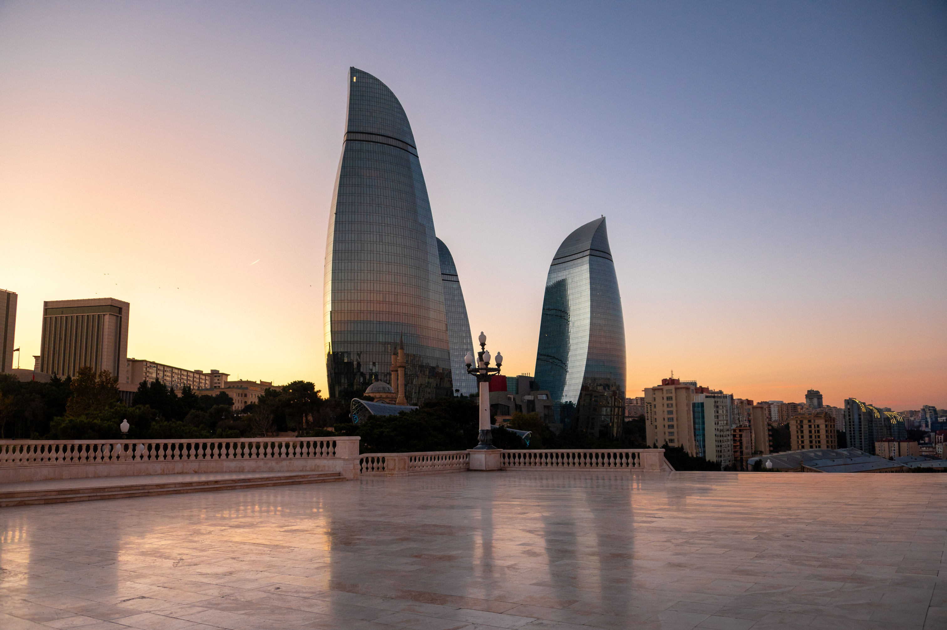 Flame Towers Shopping Mall